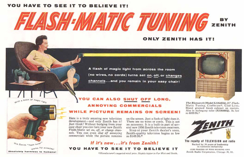 Flash-Matic Tuning by Zenith advertisement